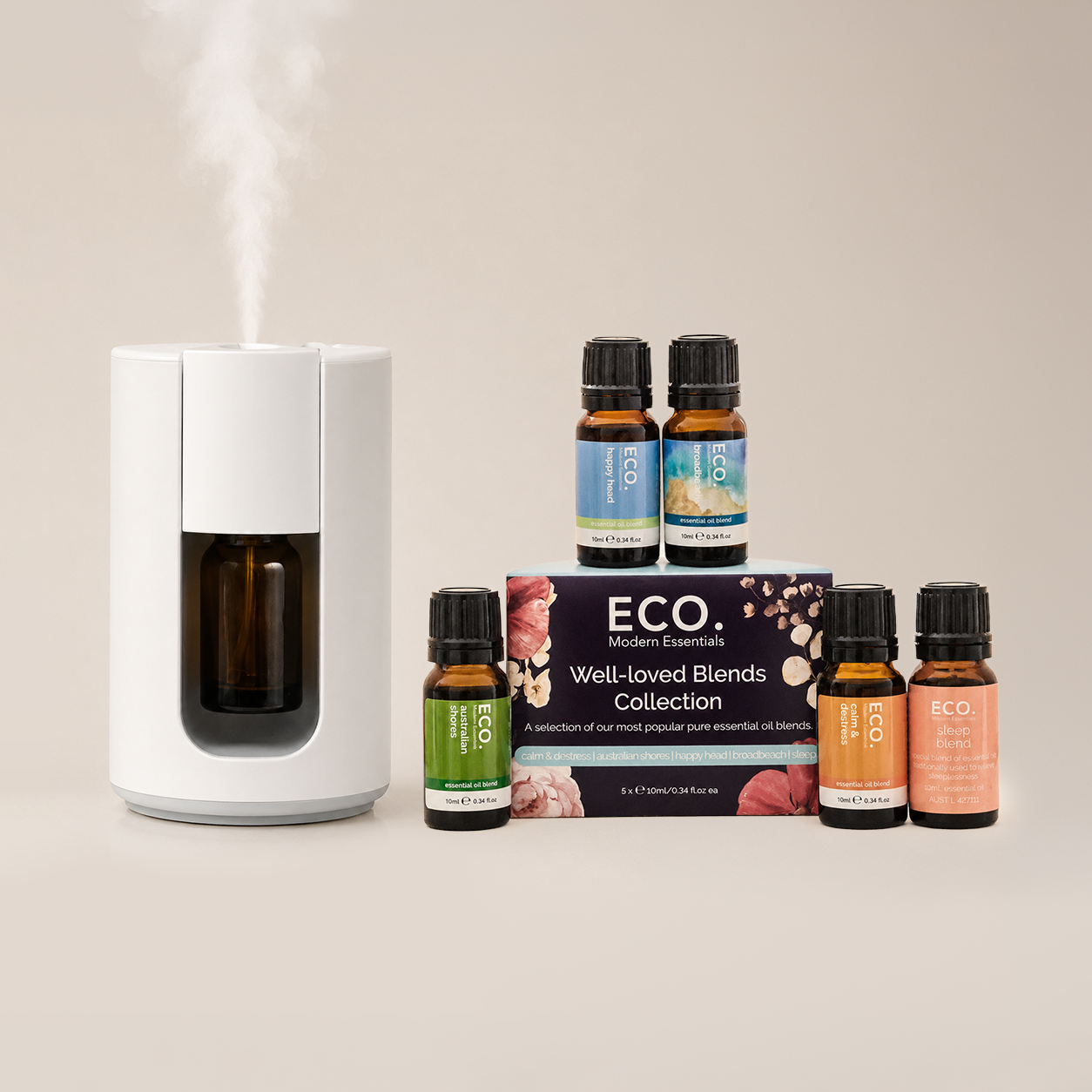 Cordless Travel Diffuser & Well- Loved Blends Collection