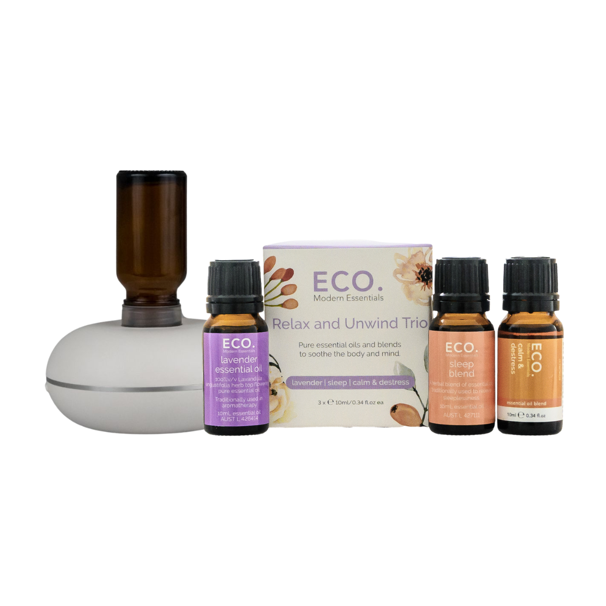 Breeze Diffuser + Relax & Unwind Trio