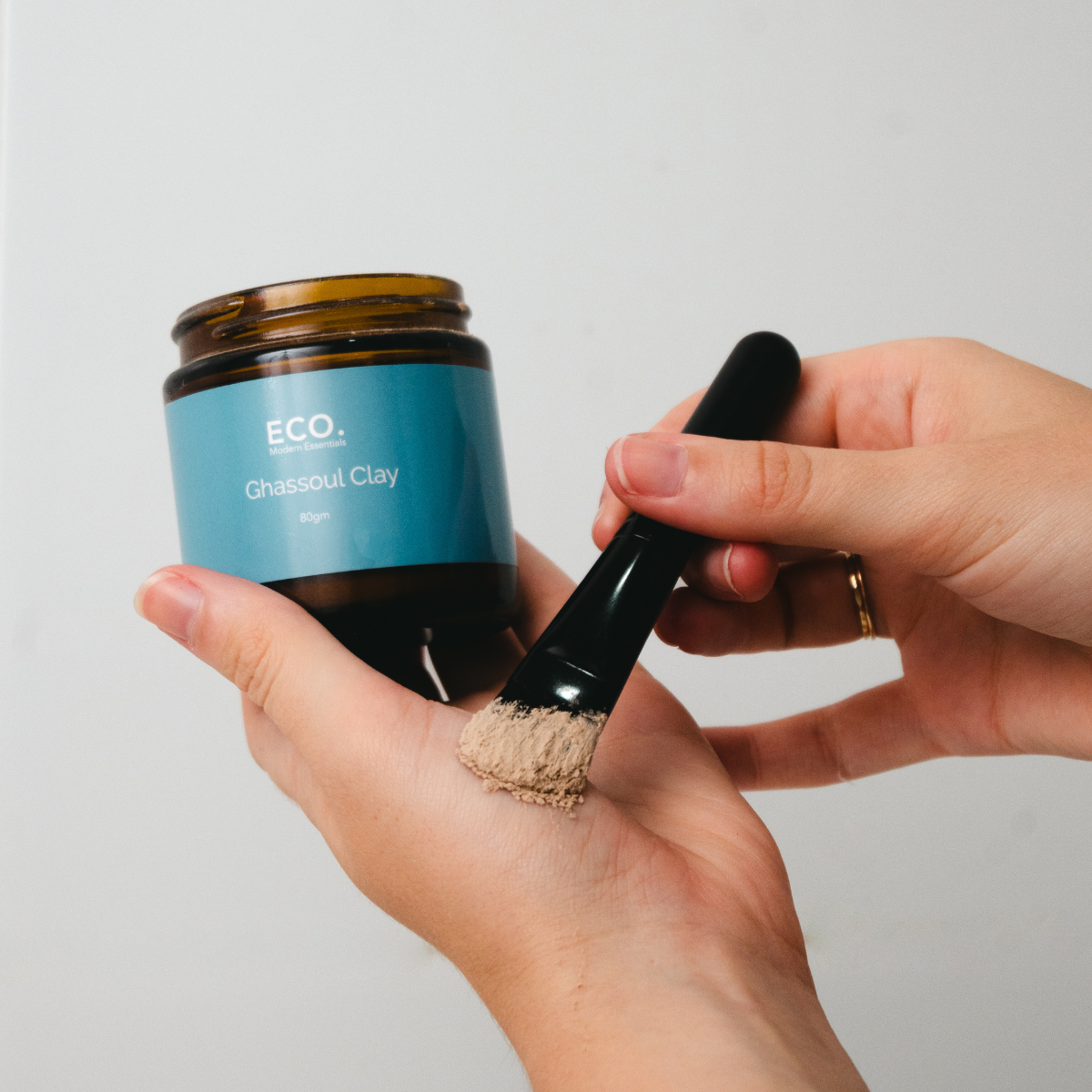 Ghassoul Clay and Face Mask Brush