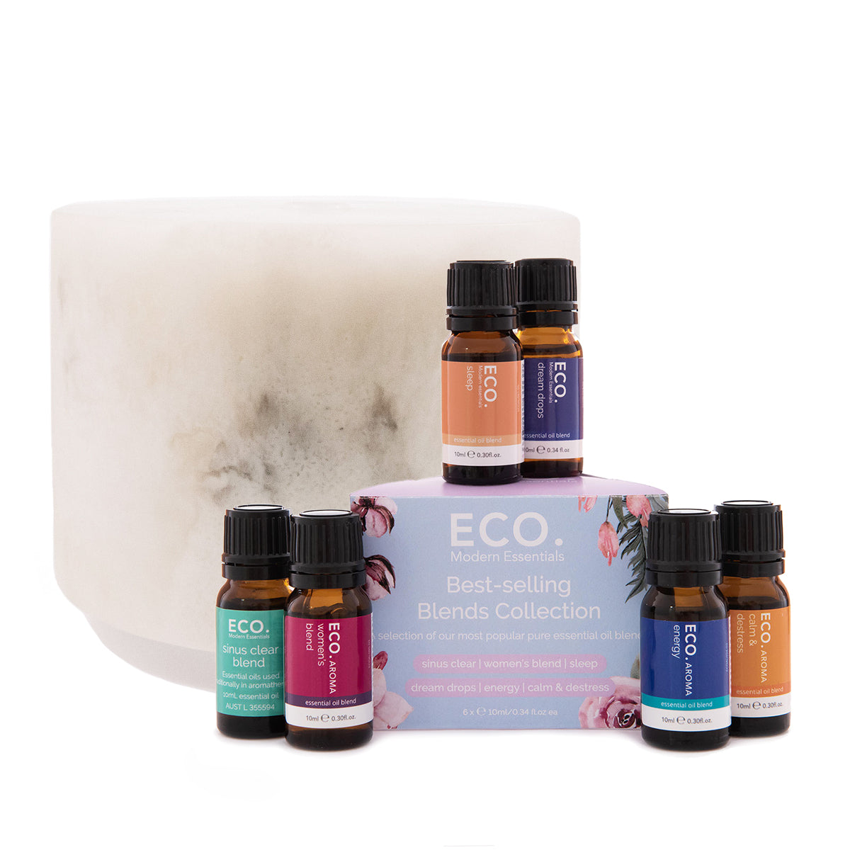 Marble Diffuser + Best Selling Blends Collection