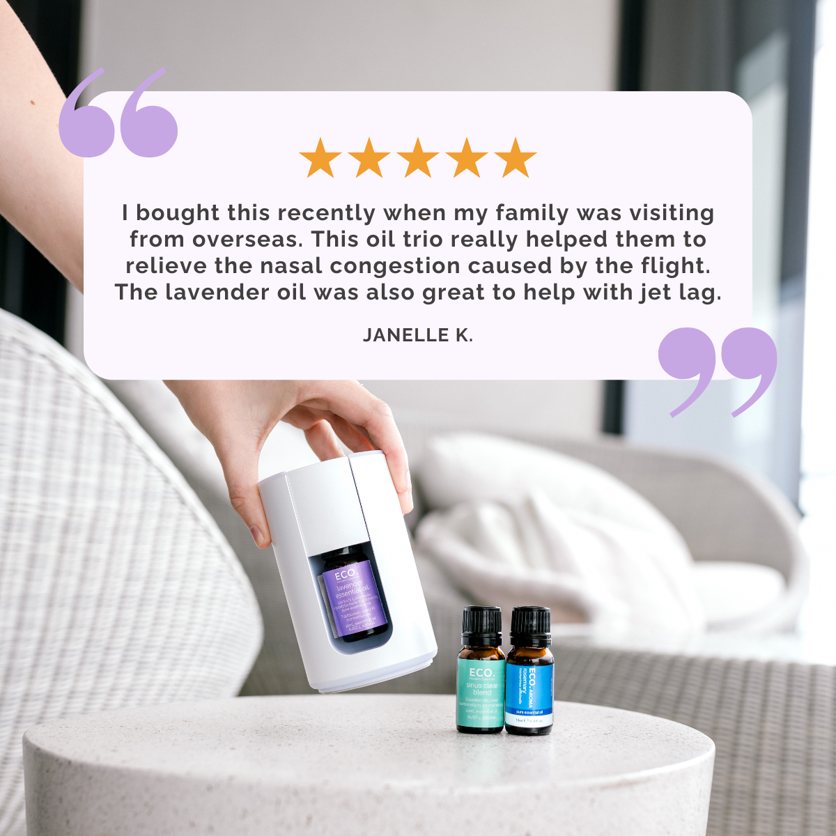 Cordless Travel Diffuser & Travel Trio