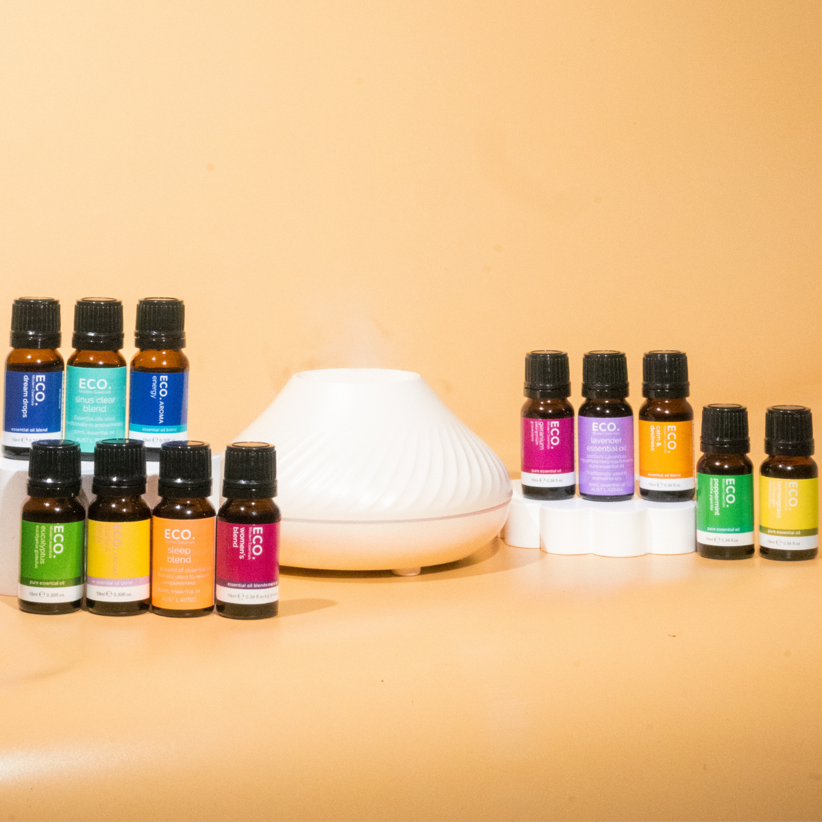 Wave Diffuser & Ultimate Wellbeing 12 Pack
