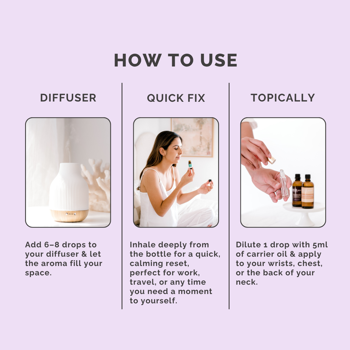 Yoga Essential Oil Blend - How to Use