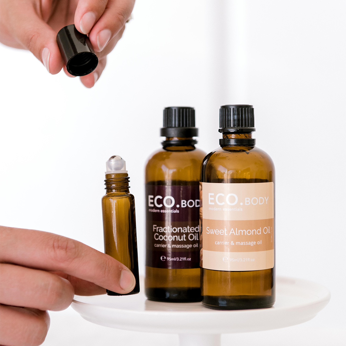 10ml Amber Rollerball Bottle Kit