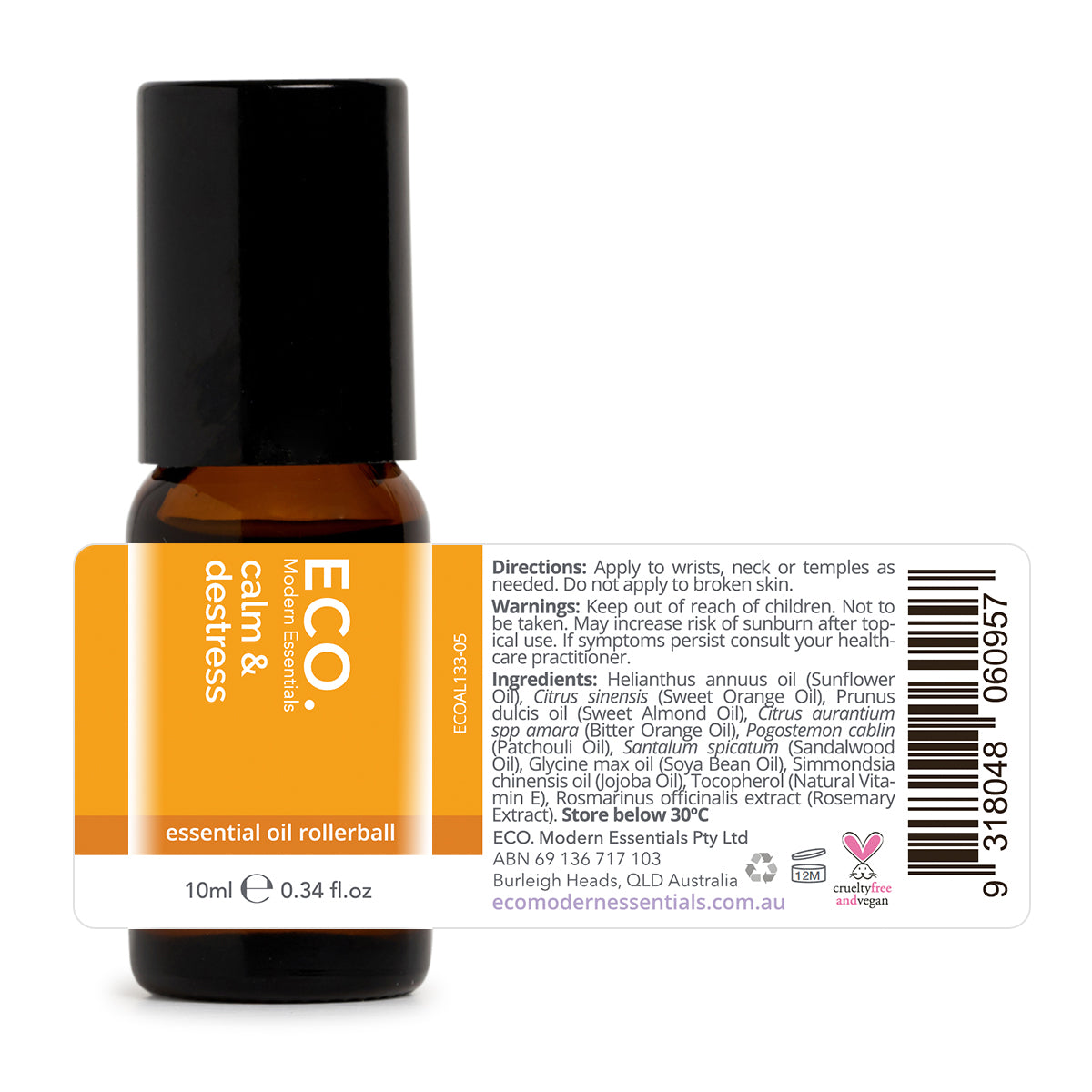 Calm & Destress Essential Oil Rollerball