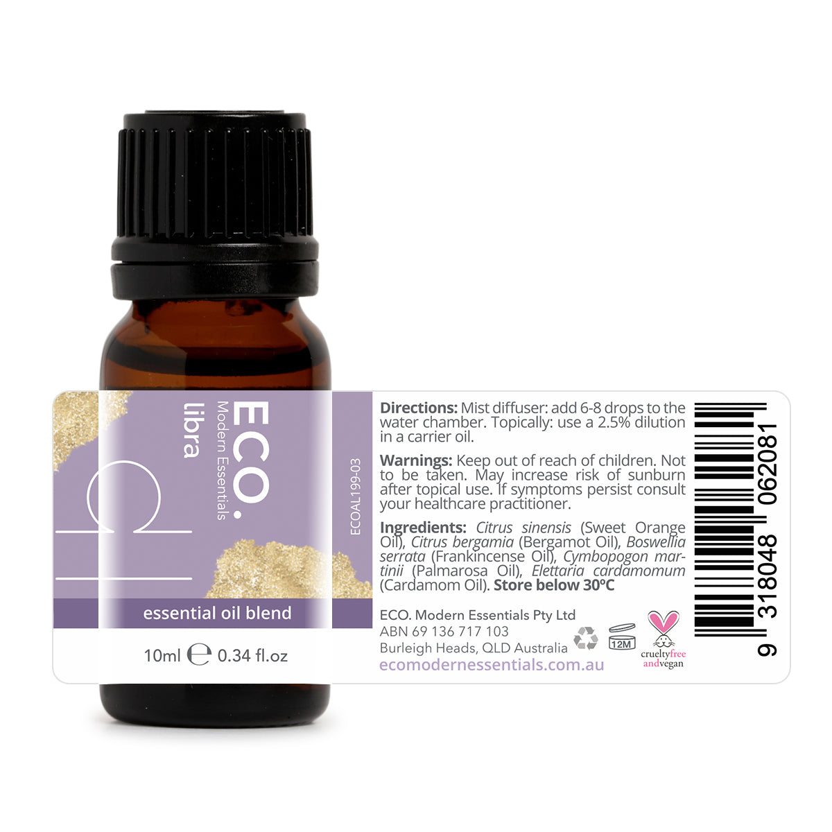 Libra Zodiac Sign Essential Oil Blend