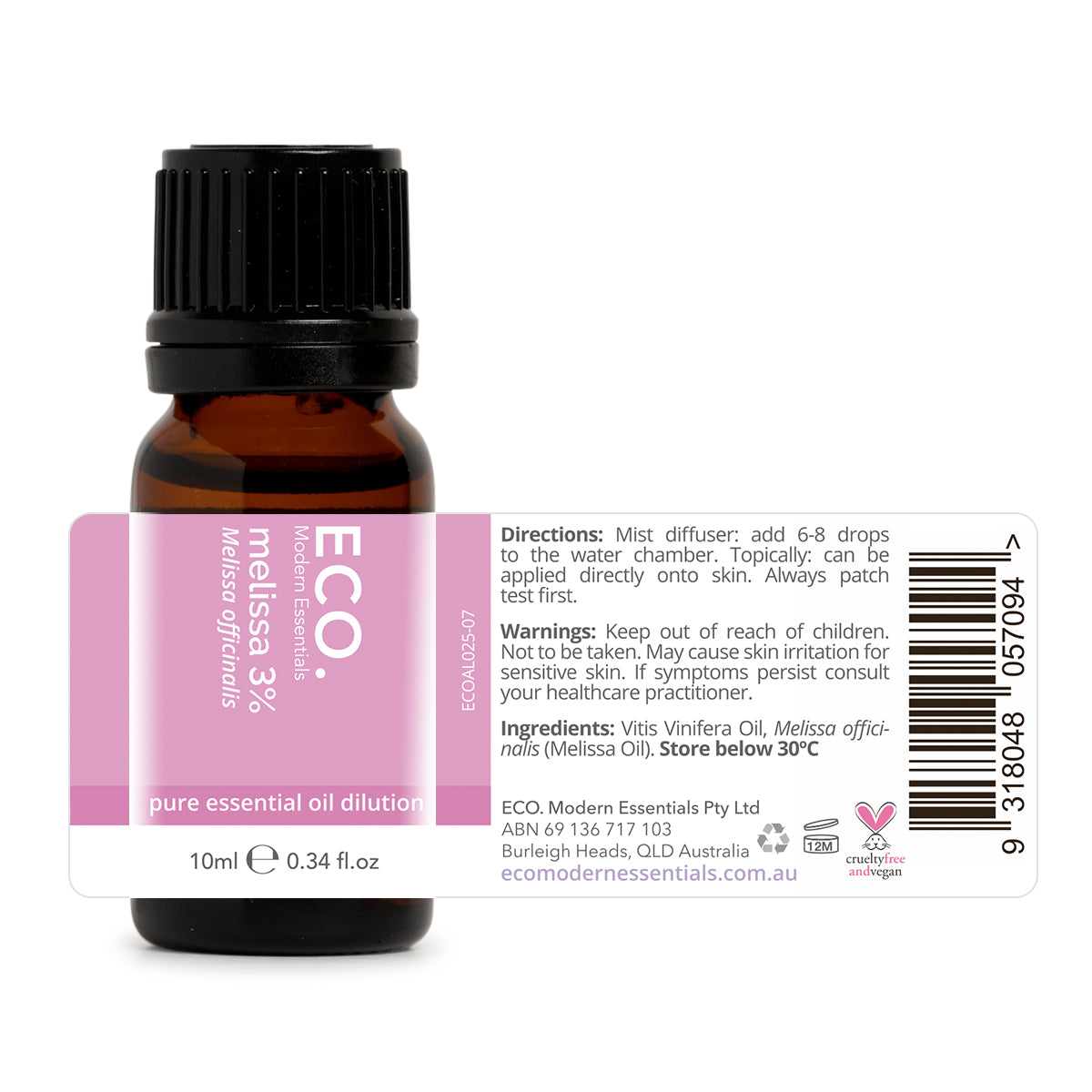 Melissa (3%) Essential Oil