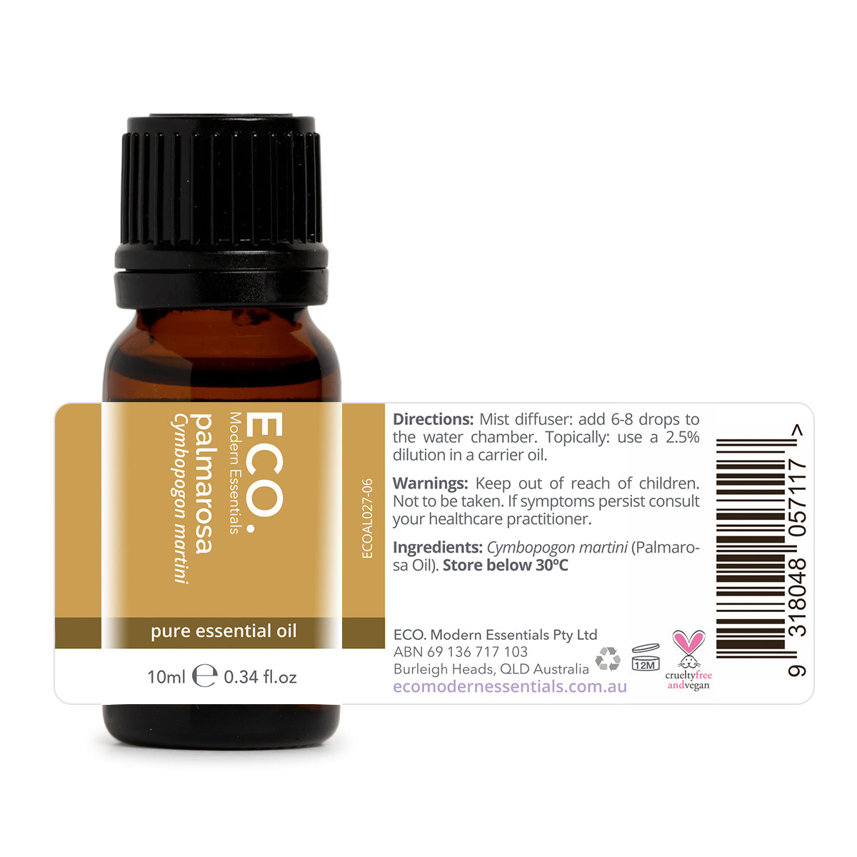 Palmarosa Pure Essential Oil