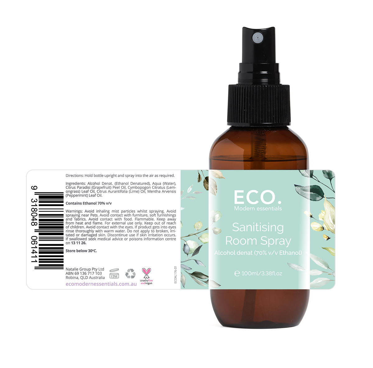 Sanitising Room Spray - ECO. Modern Essentials