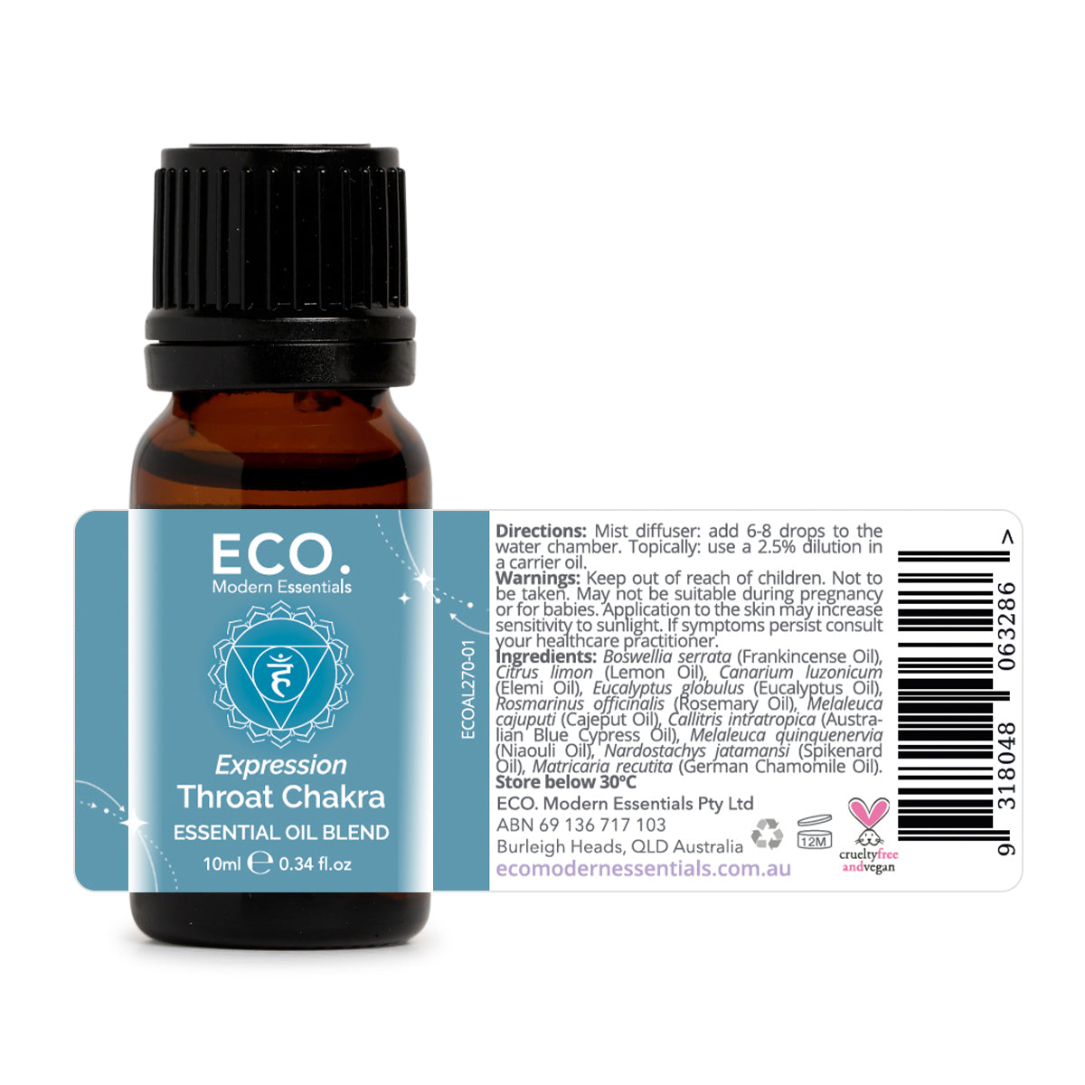 Expression Throat Chakra Essential Oil Blend