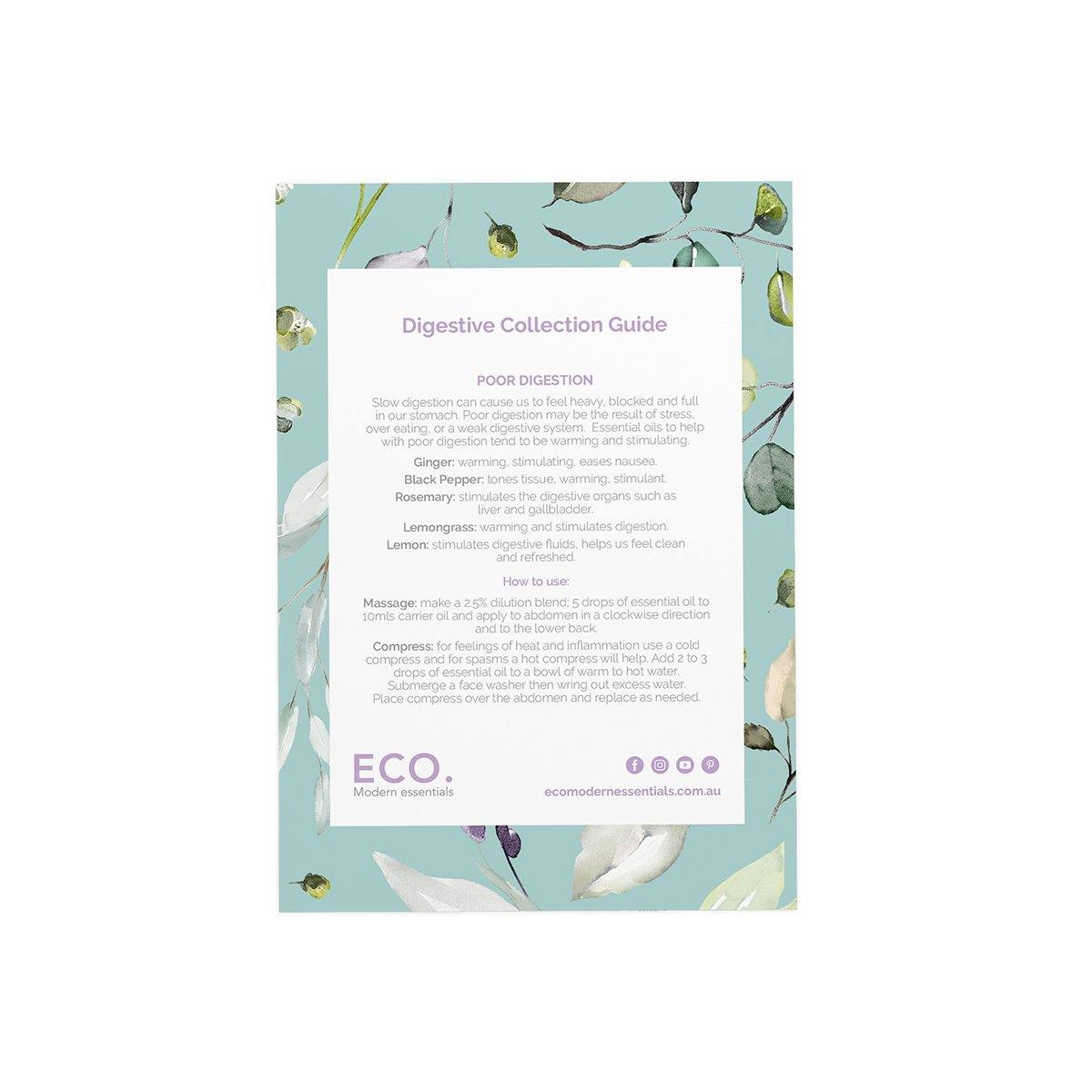 Digestive Collection Recipe Card - ECO. Modern Essentials