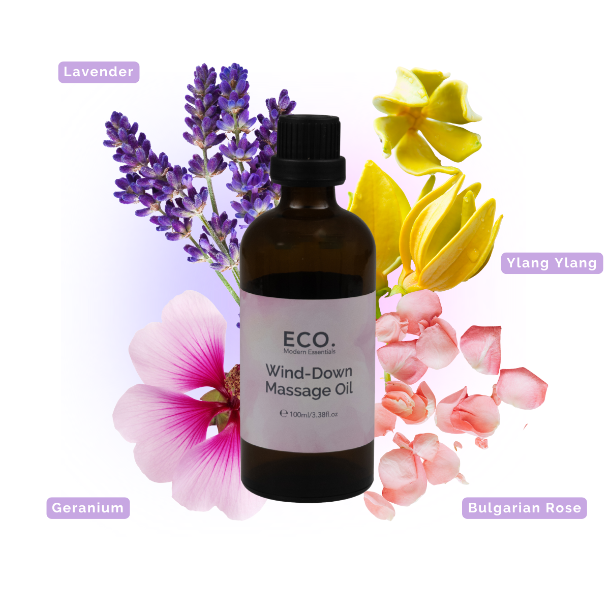 Wind Down Massage Oil 100ml