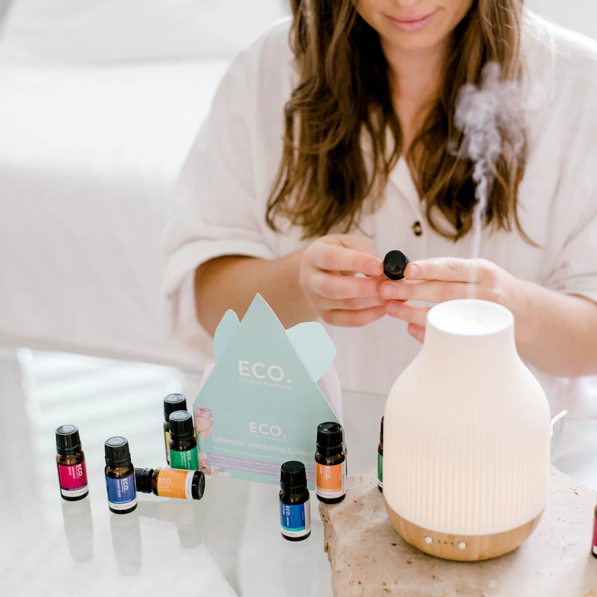 Car Vent Diffuser + Ultimate Wellbeing 12 Pack