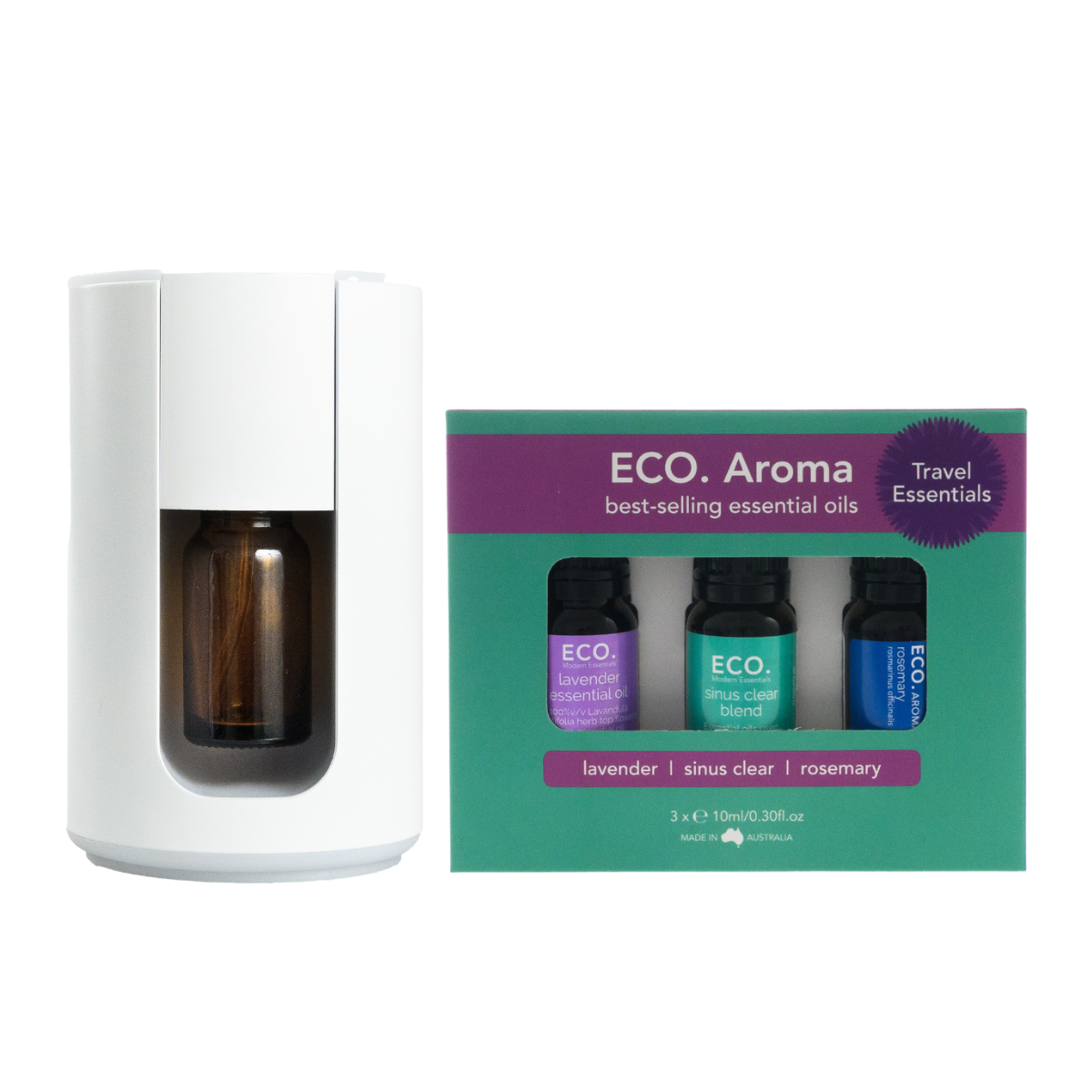 Cordless Travel Diffuser & Travel Trio