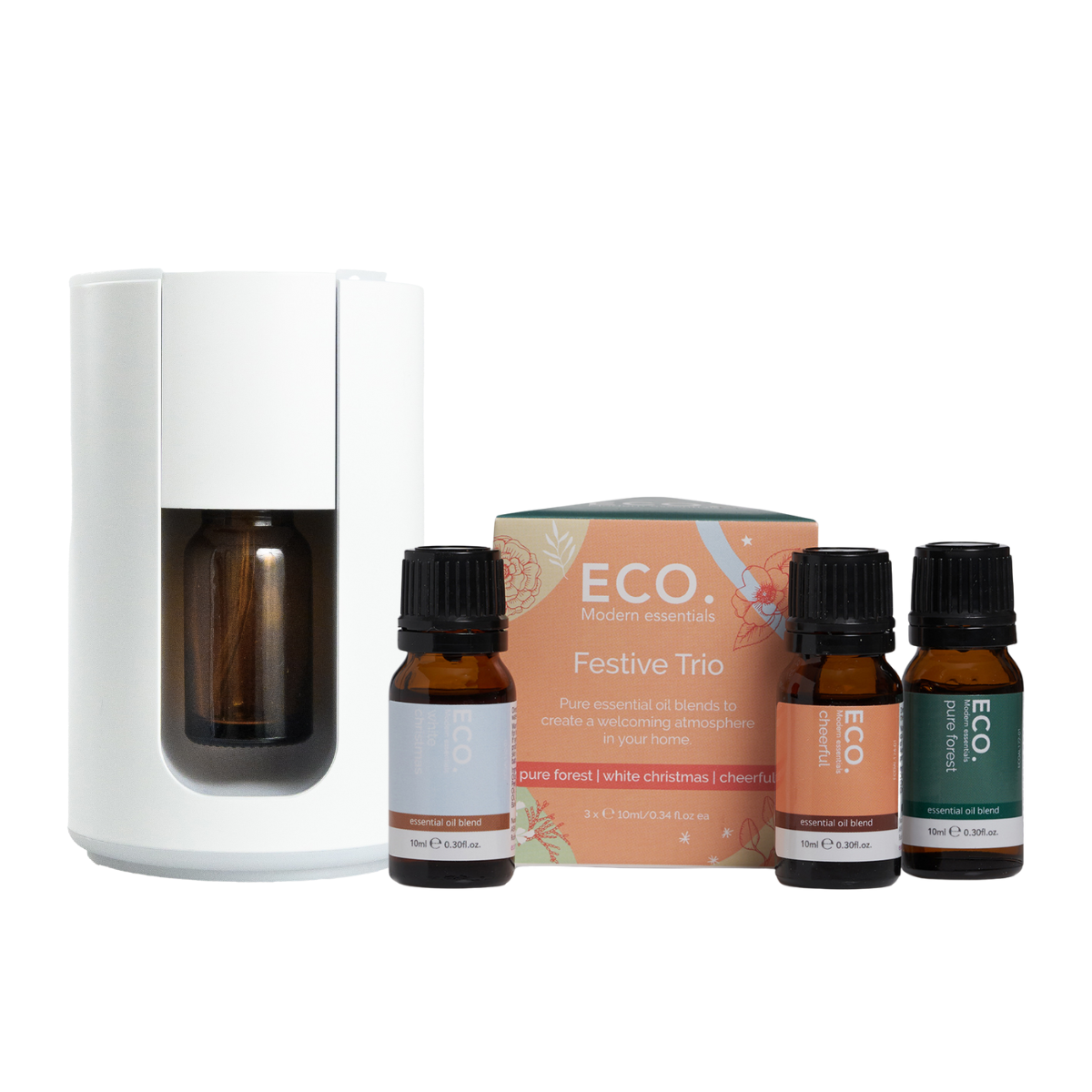 Cordless Travel Diffuser & Festive Trio