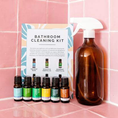 Bathroom Cleaning Kit Postcard