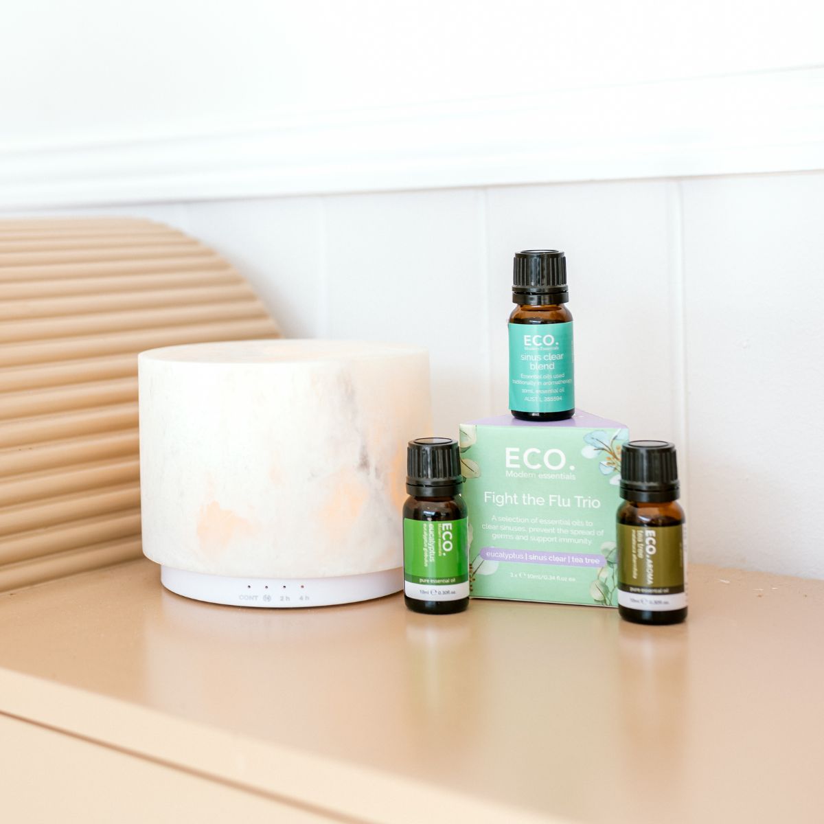 Moon Diffuser & Essential Oil Starter Pack