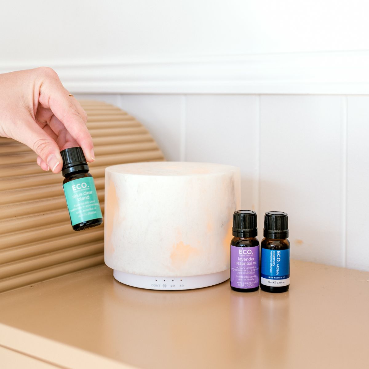 Moon Diffuser & Essential Oil Starter Pack