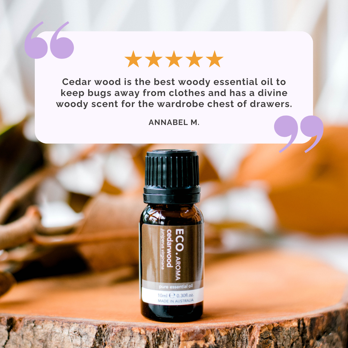 Cedarwood Pure Essential Oil