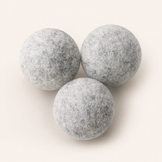7cm Grey Wool Dryer Balls - Pack of 3