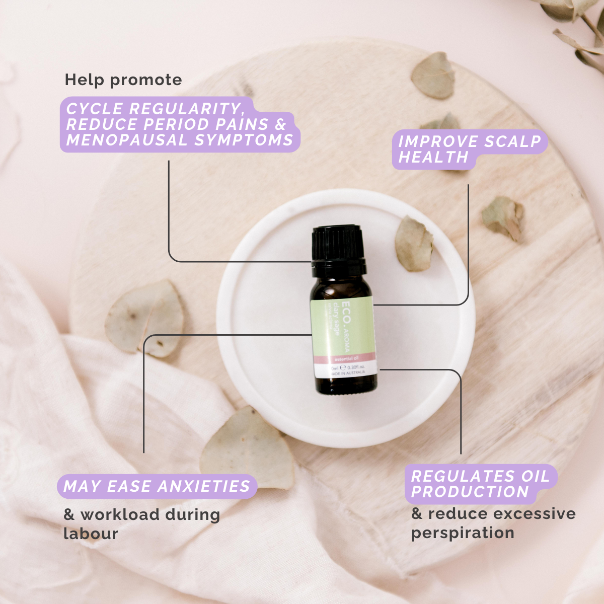 Clary Sage Pure Essential Oil