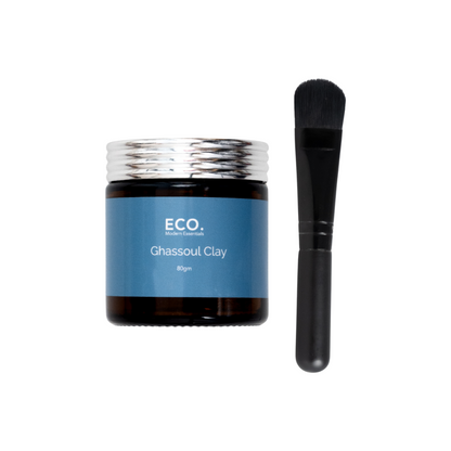 Ghassoul Clay and Face Mask Brush