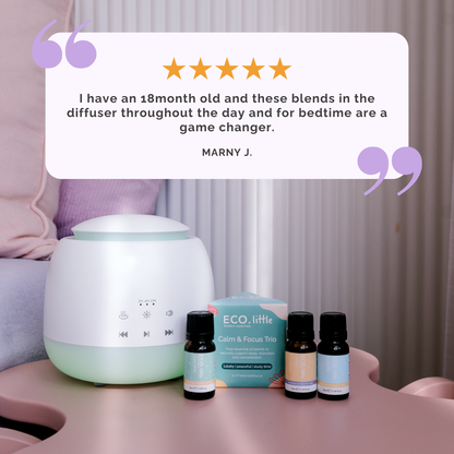 Lullaby Diffuser + ECO. Little Calm & Focus Trio
