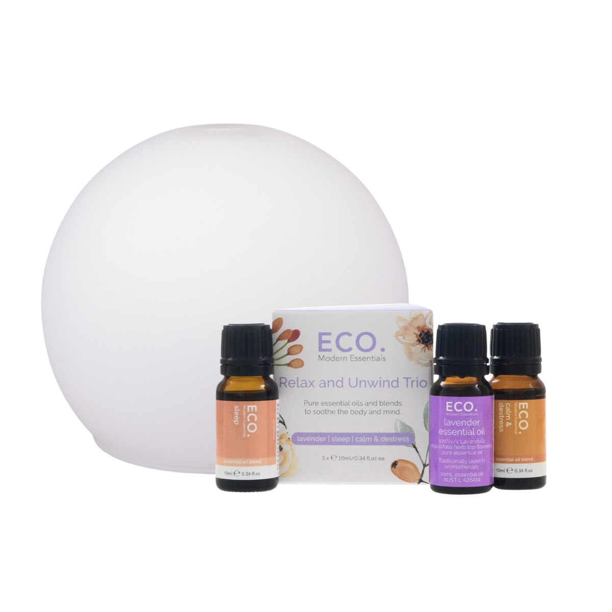 Eclipse Diffuser + Relax & Unwind Trio