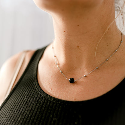 Aromatherapy Lava Stone Necklace
