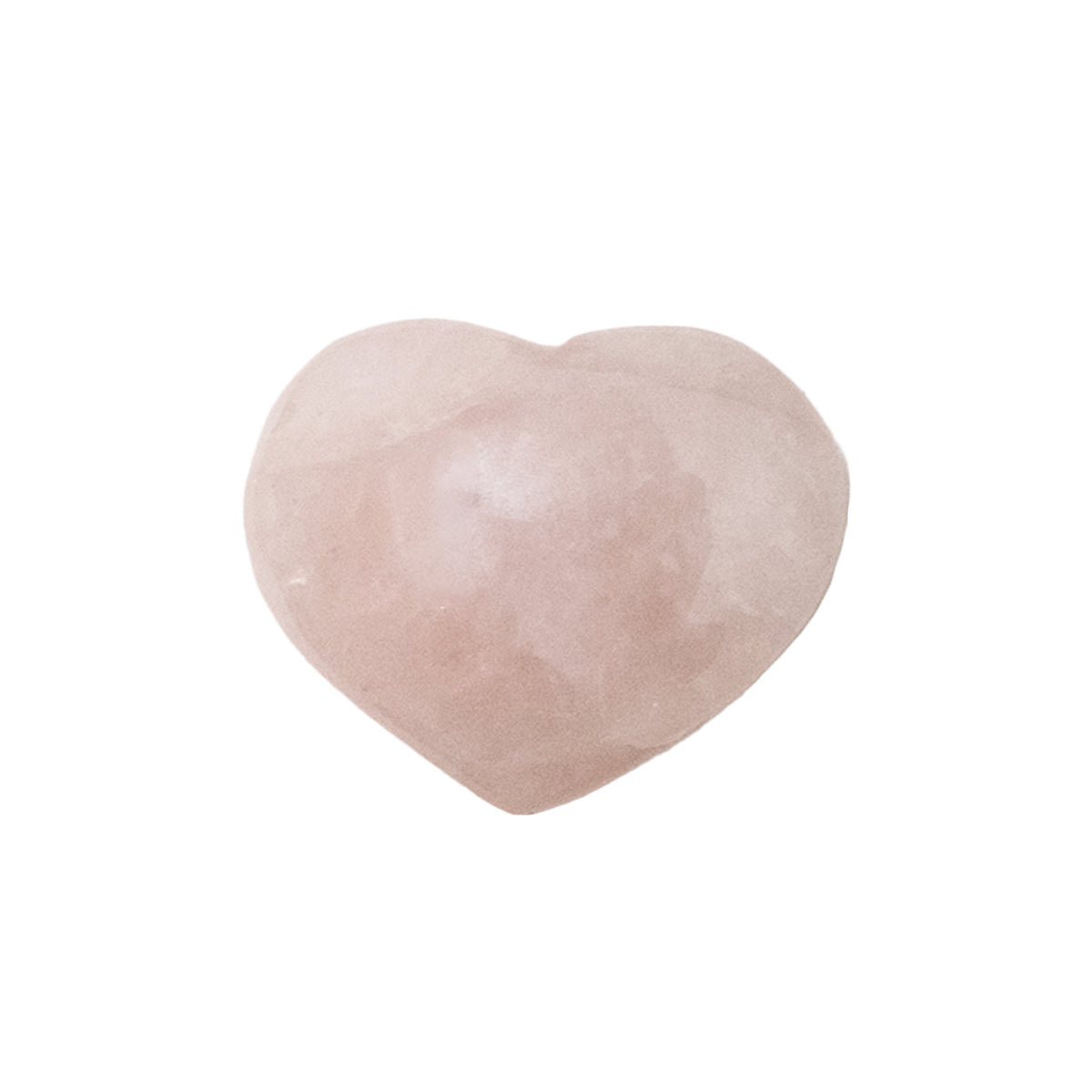Rose Quartz Heart Meditation Stone