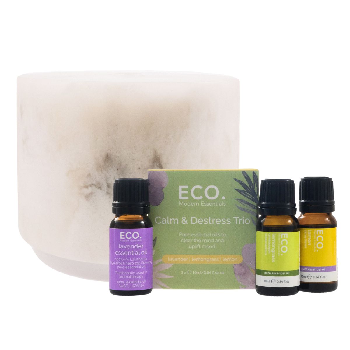 Moon Diffuser & Essential Oil Starter Pack