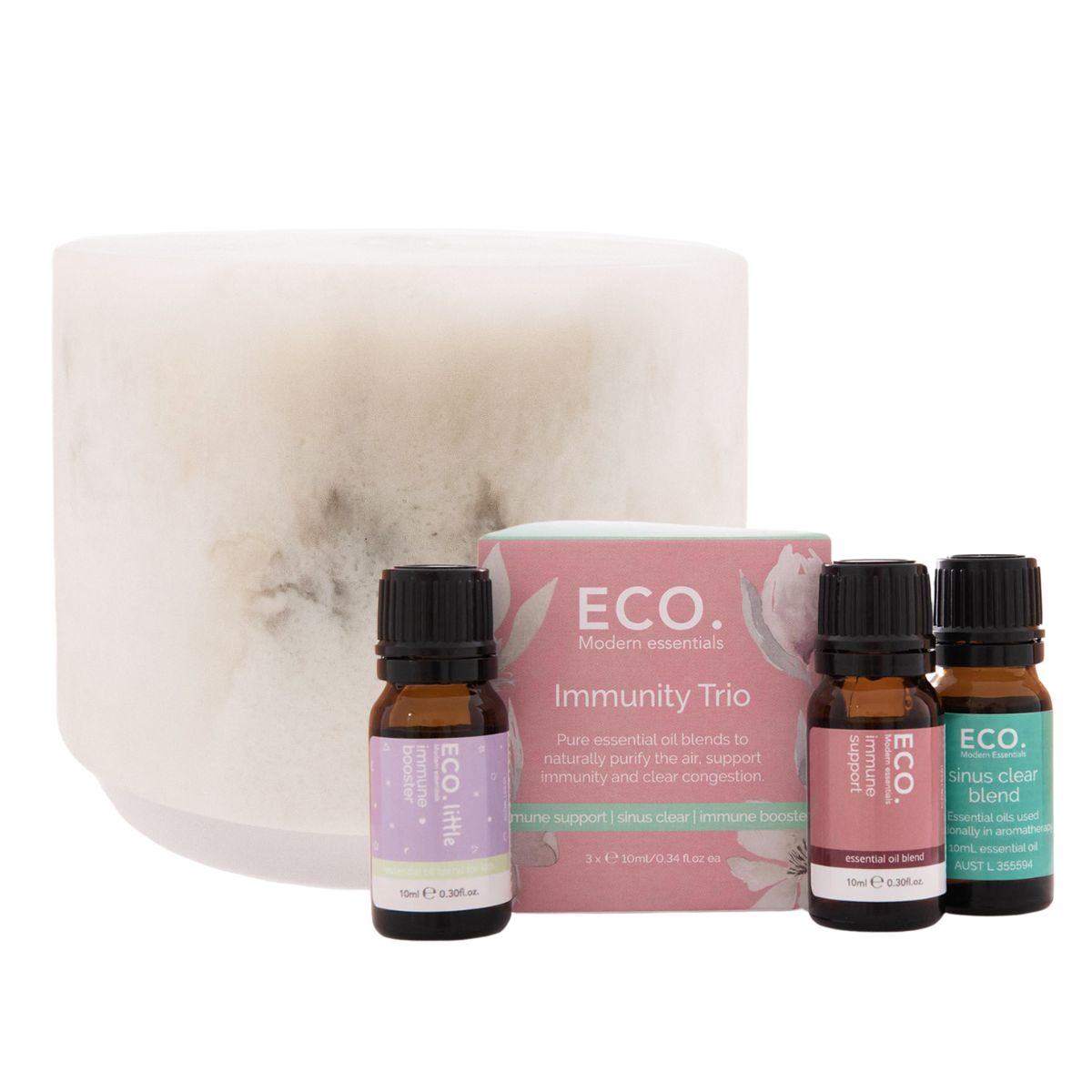 Moon Diffuser & Essential Oil Starter Pack
