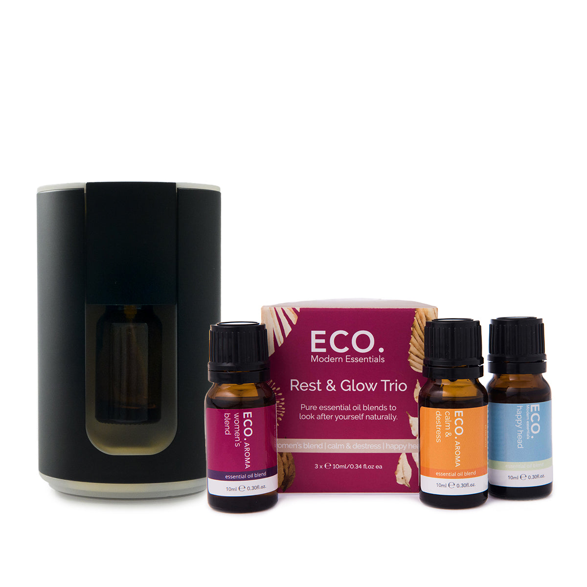 Cordless Travel Diffuser & Rest & Glow Trio