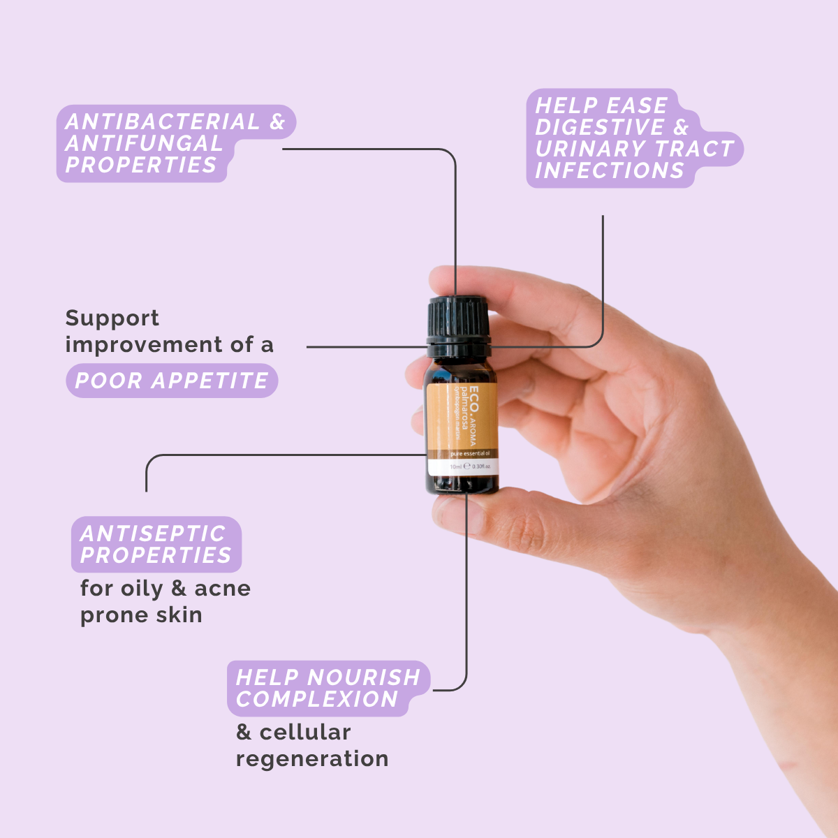 Palmarosa Pure Essential Oil