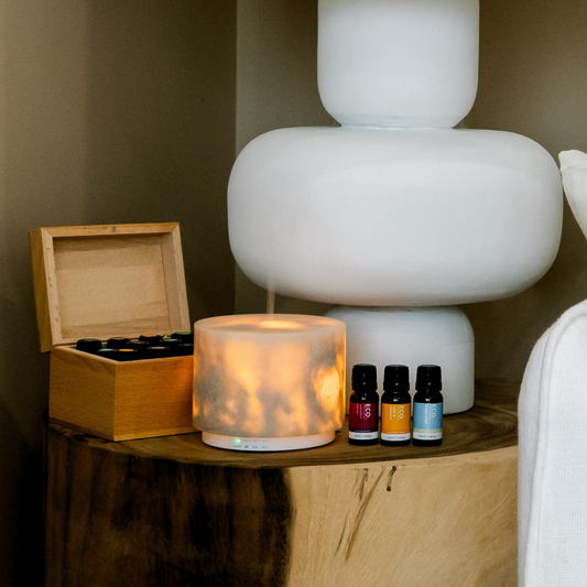Marble Diffuser + Rest & Glow Trio