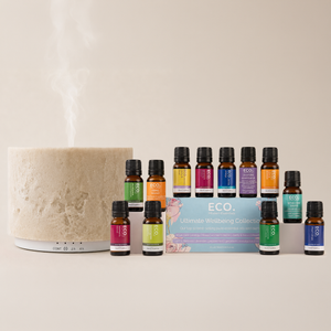 Marble Diffuser + Ultimate Wellbeing 12 Pack Collection