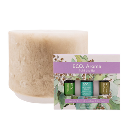 Sandstone Diffuser & Essential Oil Starter Pack