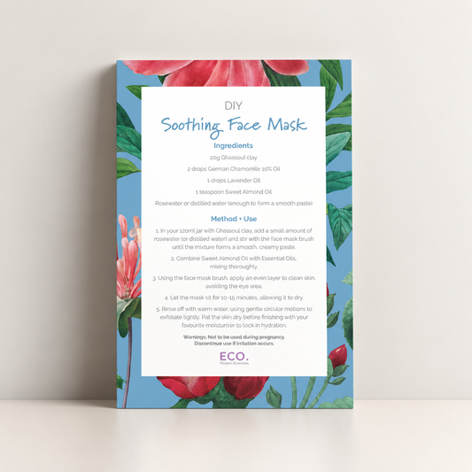 Soothing Face Mask Postcard