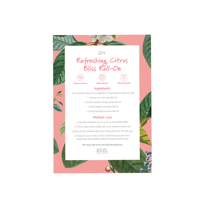 Citrus Bliss Roll On Postcard