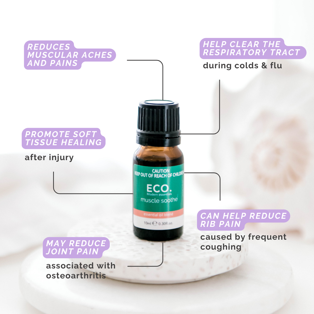 Muscle Soothe Essential Oil Blend - Benefits