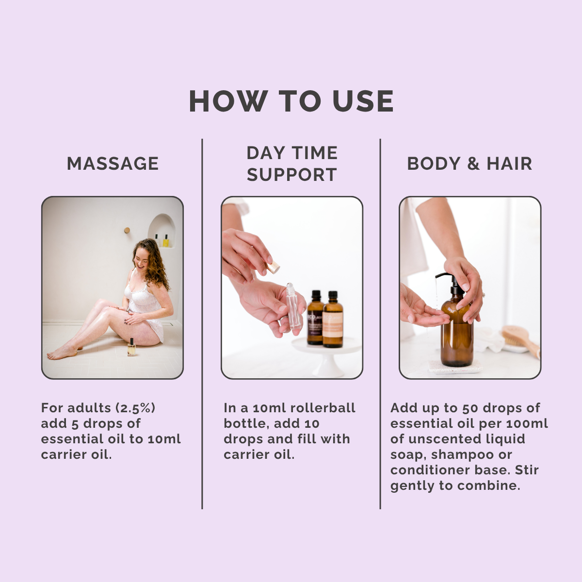 Energy Essential Oil Blend - How to Use