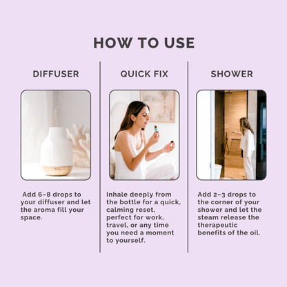 Feminine Energy Essential Oil Blend - How to Use