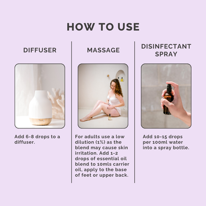 Immune Support Essential Oil Blend - How to Use