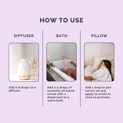 Sleep Essential Oil Blend - How to Use