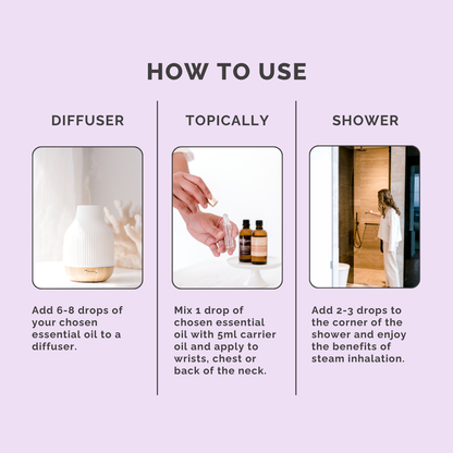Happy Head Essential Oil Blend - How to Use