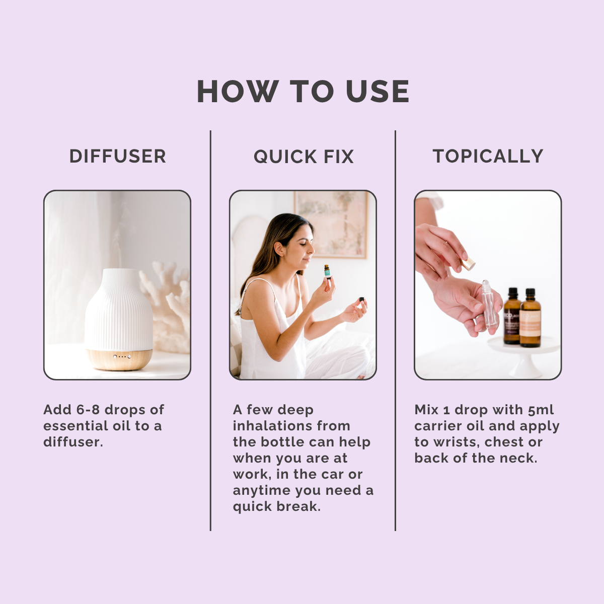 Expression Throat Chakra Essential Oil Blend - How to Use