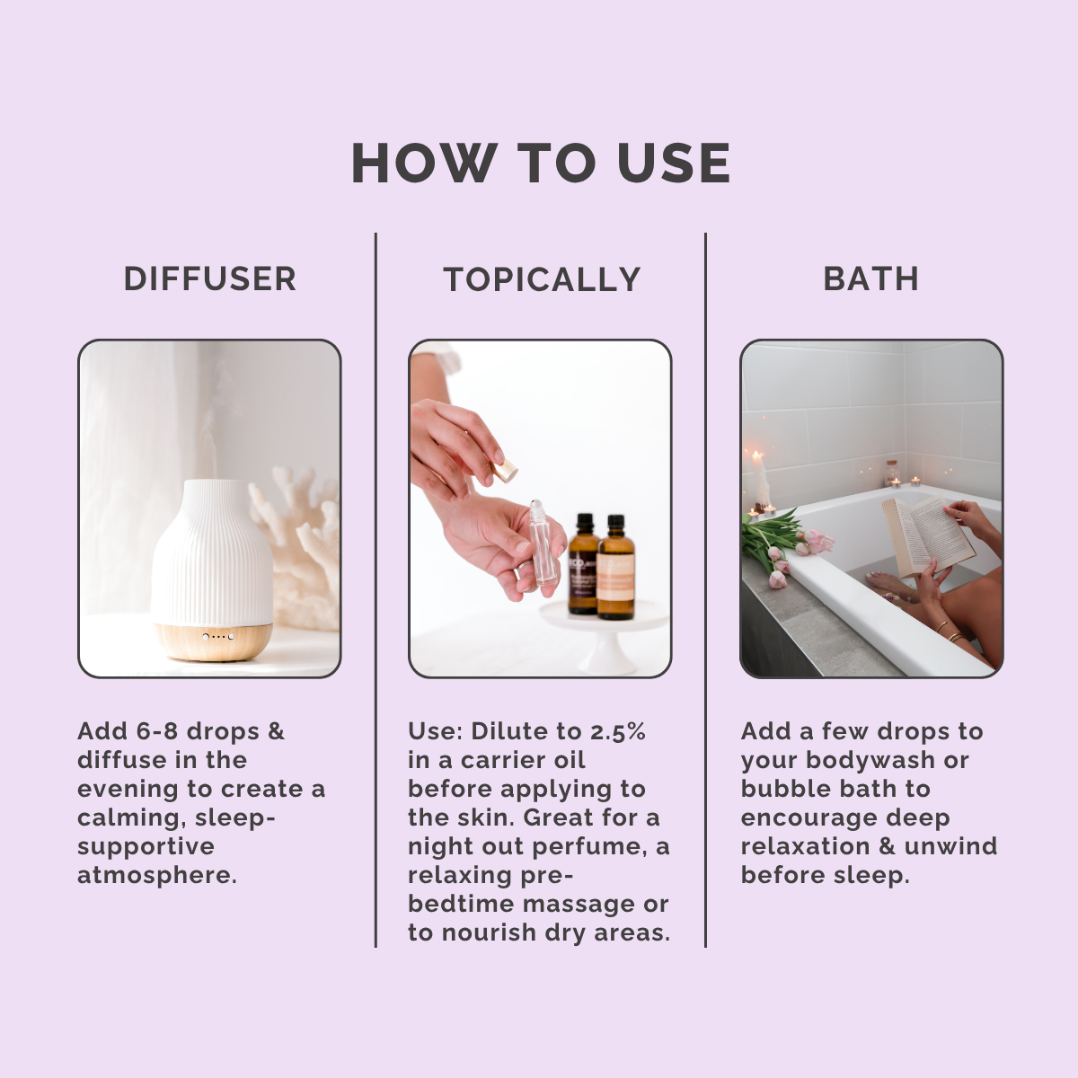 Full Moon Essential Oil Blend - How to Use