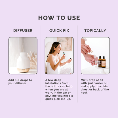 Strength Essential Oil Blend - How to Use