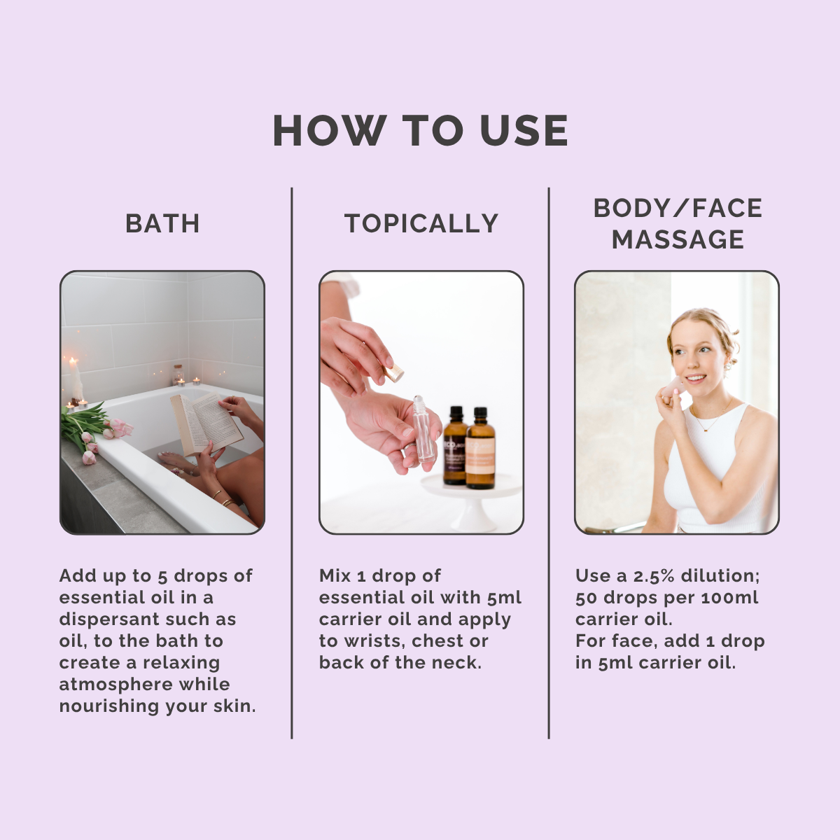 Happiness Essential Oil Blend - How to Use