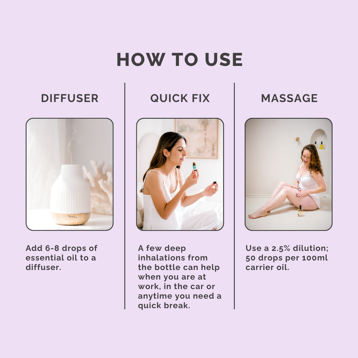 Intuition Third Eye Chakra Essential Oil Blend - How to Use